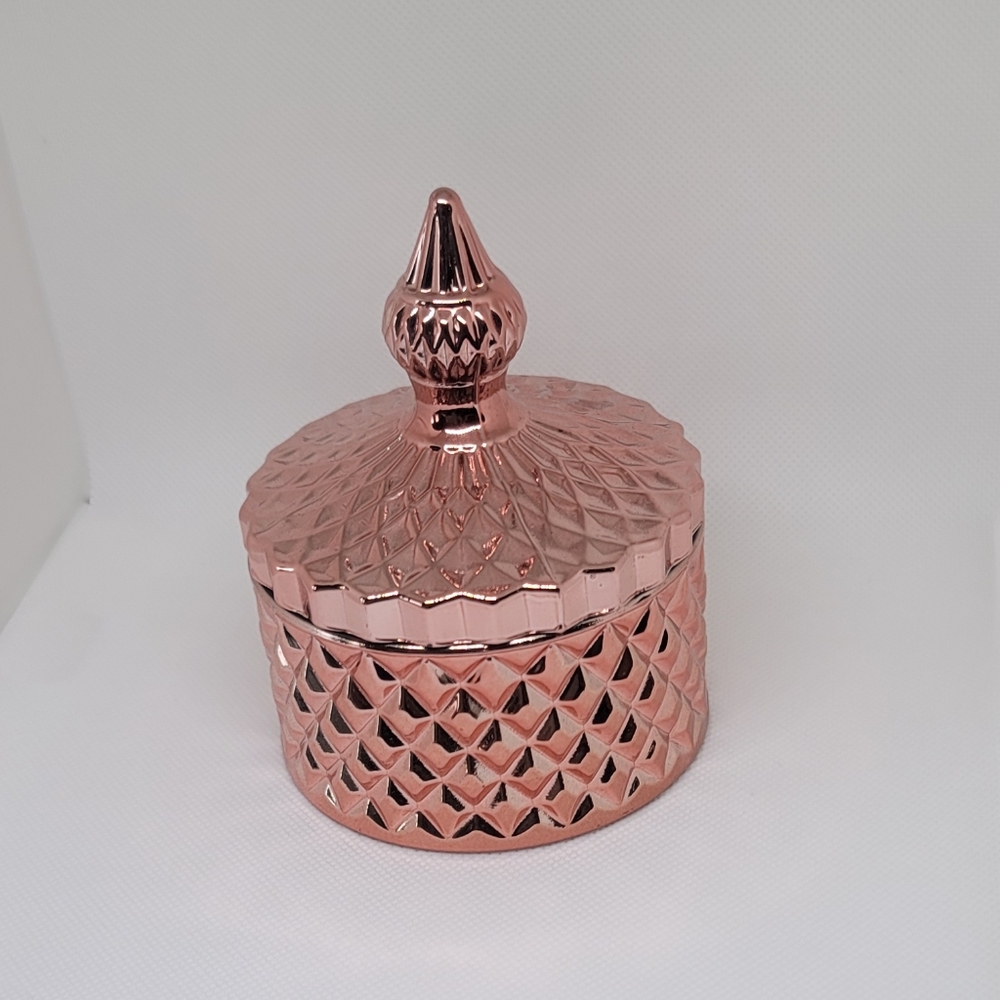 Copper Glass Decorative Jar